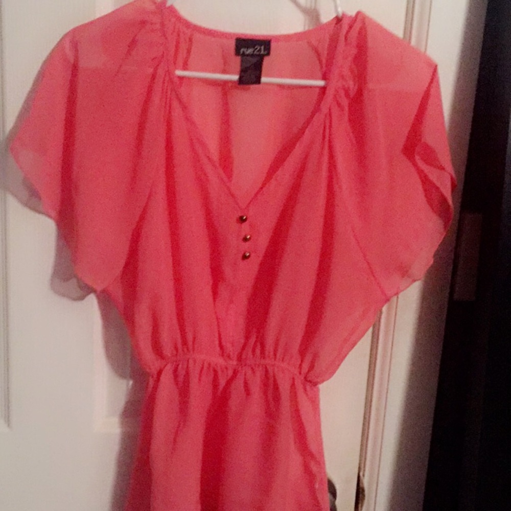 Coral fashion shirt